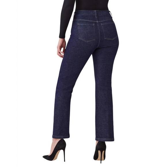 NEW SPANX kick flare jeans in raw indigo - Picture 2 of 4